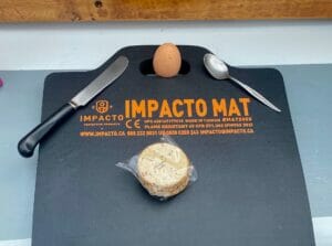 Another use of that ImpactoMat - and Egg Cup!
