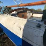 Terrapina neglected in Cheshire Boatyard