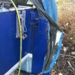 Terrapina neglected in Cheshire Boatyard