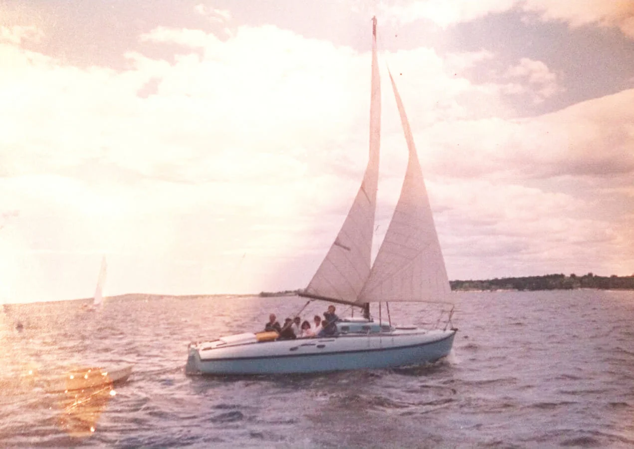 A77 under sail