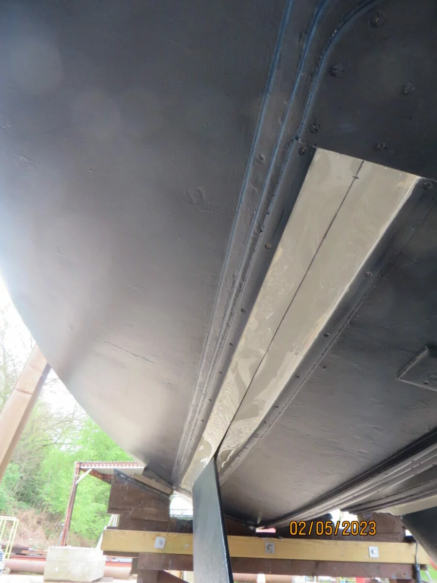 New mylar keel gaskets