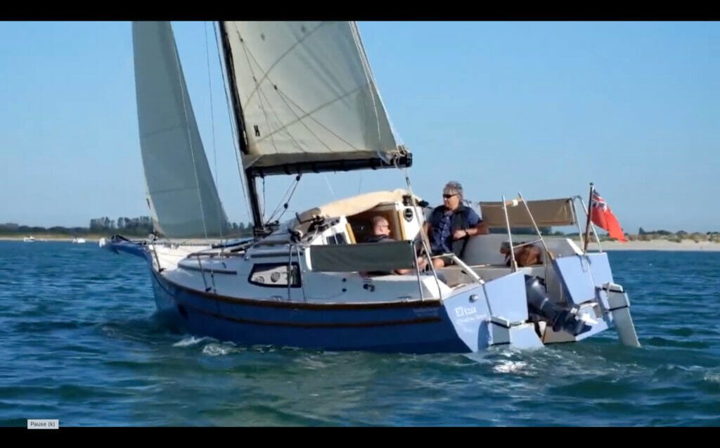 Swallow Yachts Bay Cruiser 26 sailing