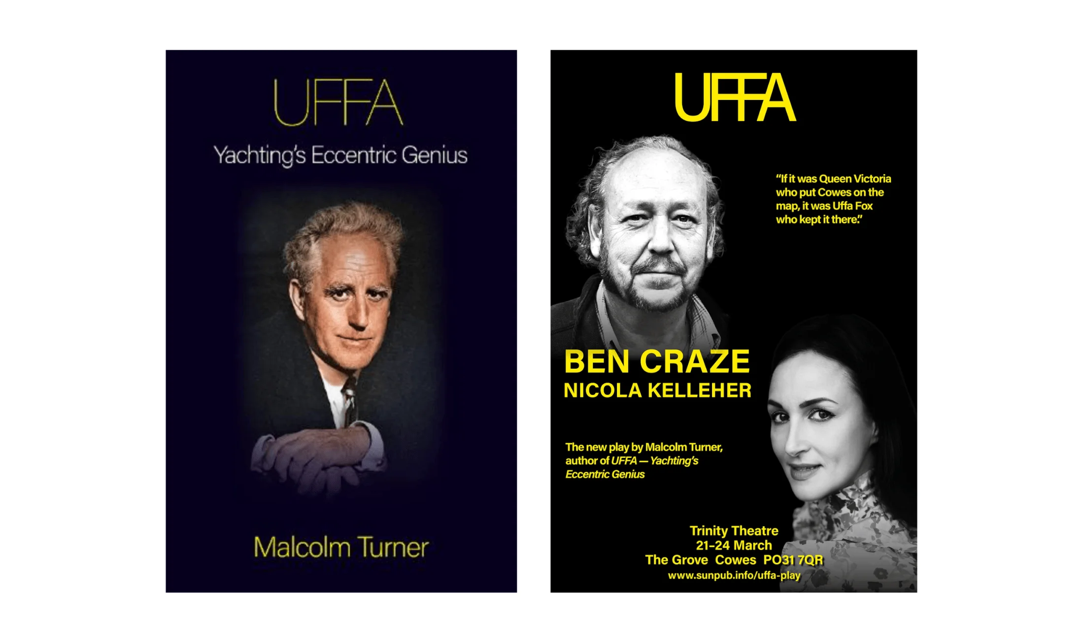 Uffa - Yachting's Eccentric Genius. New biography and a play