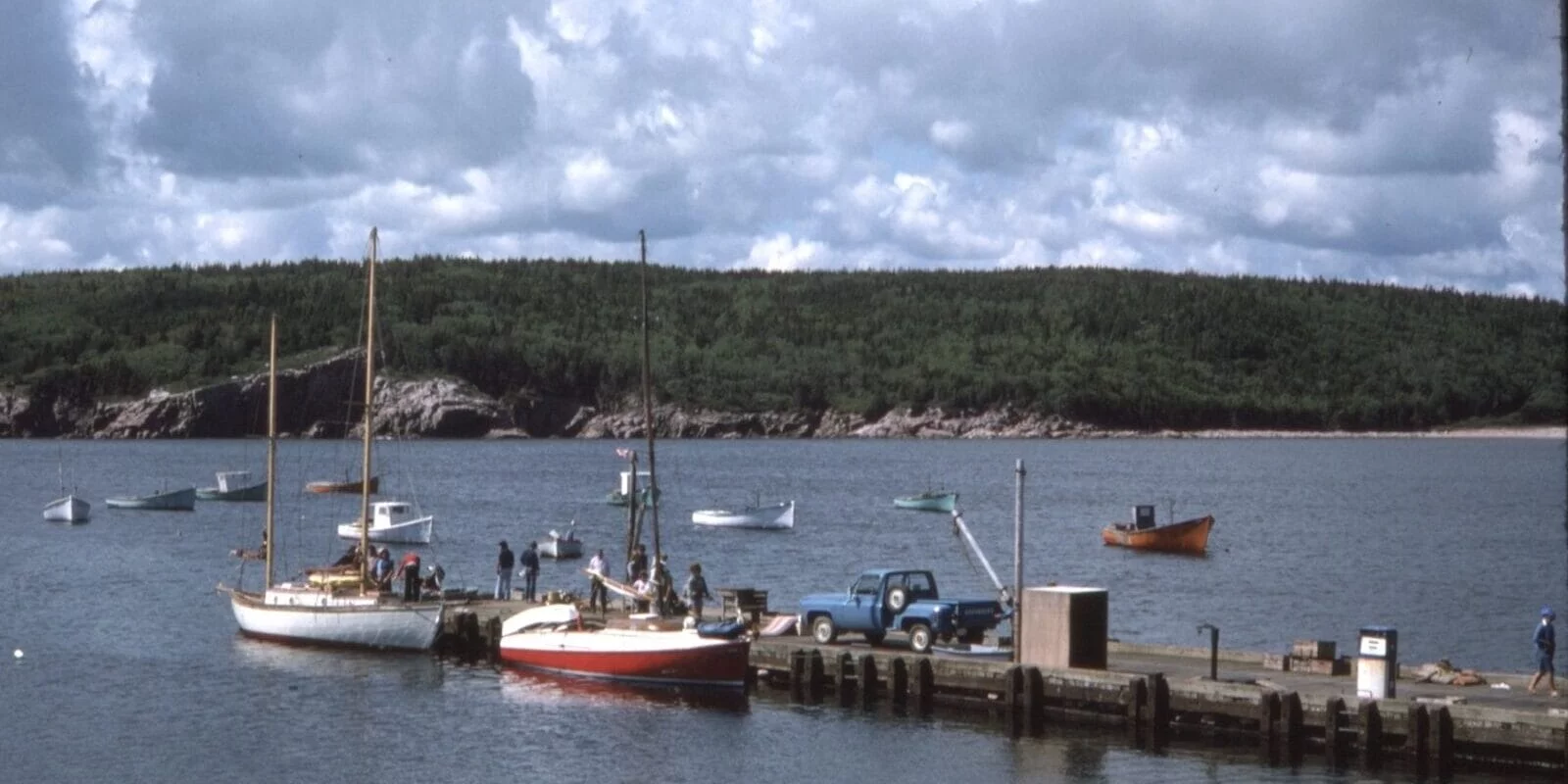 Gypsy at Neil's Harbor, Nova Scotia 1975