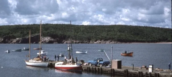 Gypsy at Neil's Harbor, Nova Scotia 1975