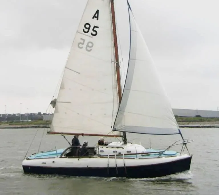 Colin Twyman sailing A95