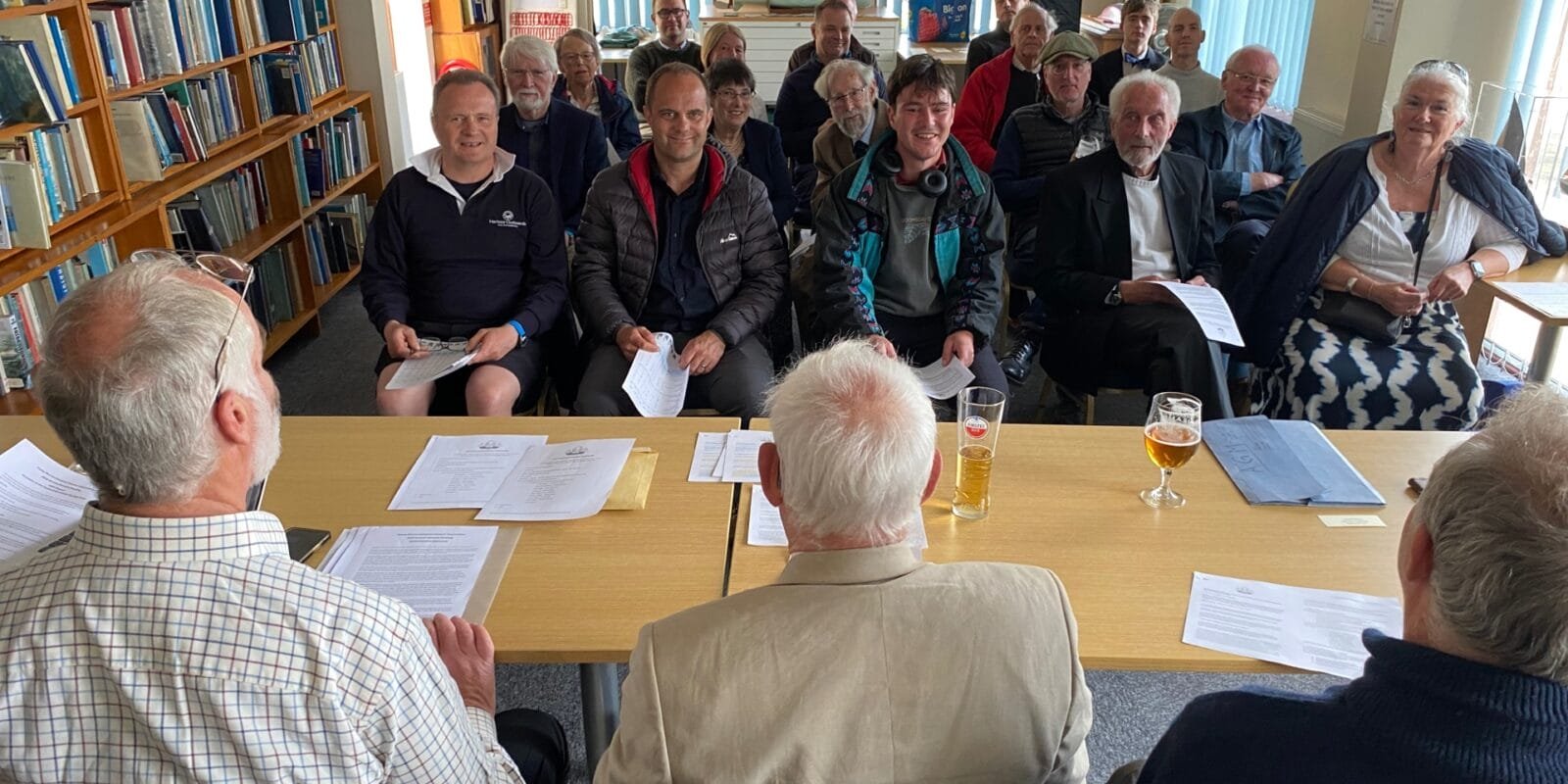 We positioned people so they couldn’t stare out of the MYC windows at the river