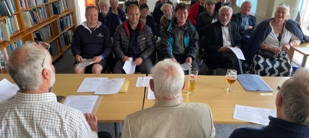 We positioned people so they couldn’t stare out of the MYC windows at the river