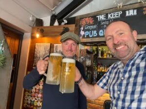 A102 arrives at Benson on the River Thames