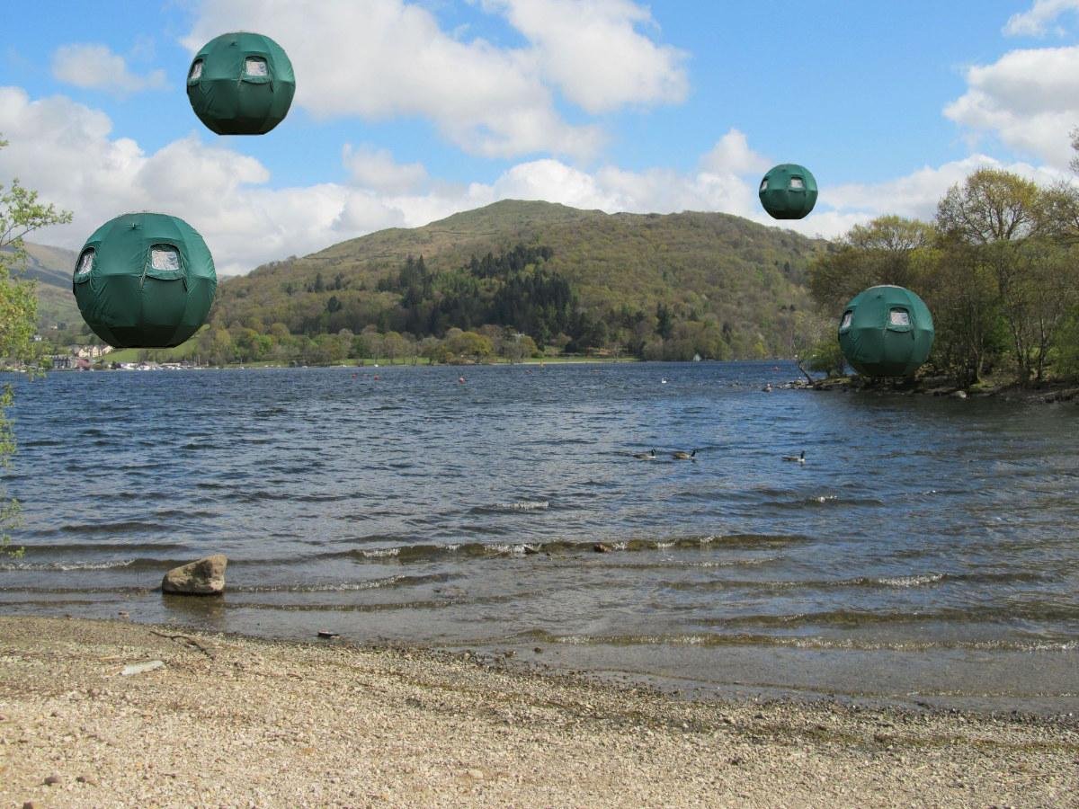 National Trust Tents on Sky Hooks